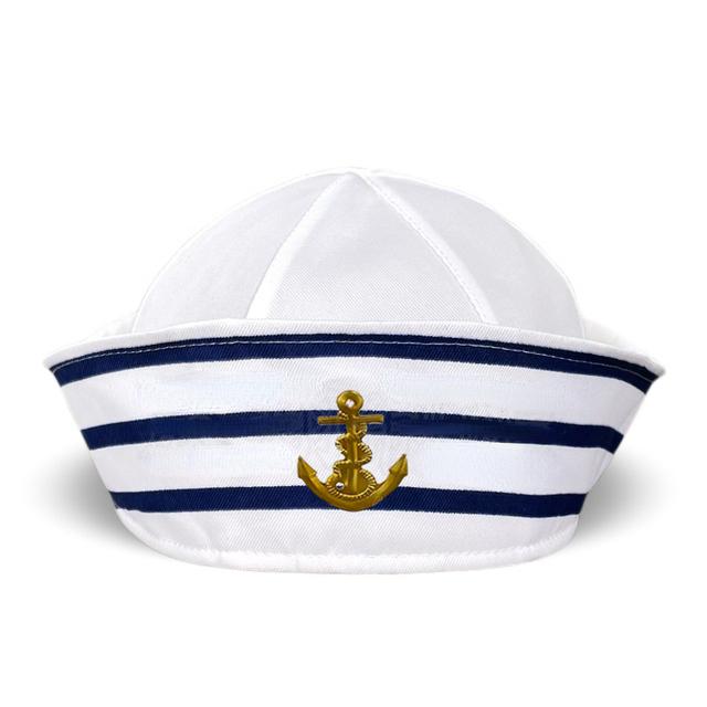 Adult Yacht Sailor Captain Hat Adjustable Men's and Women's Party Hat Makeup Ball Dressing Event Excellent Stylish Accessories
