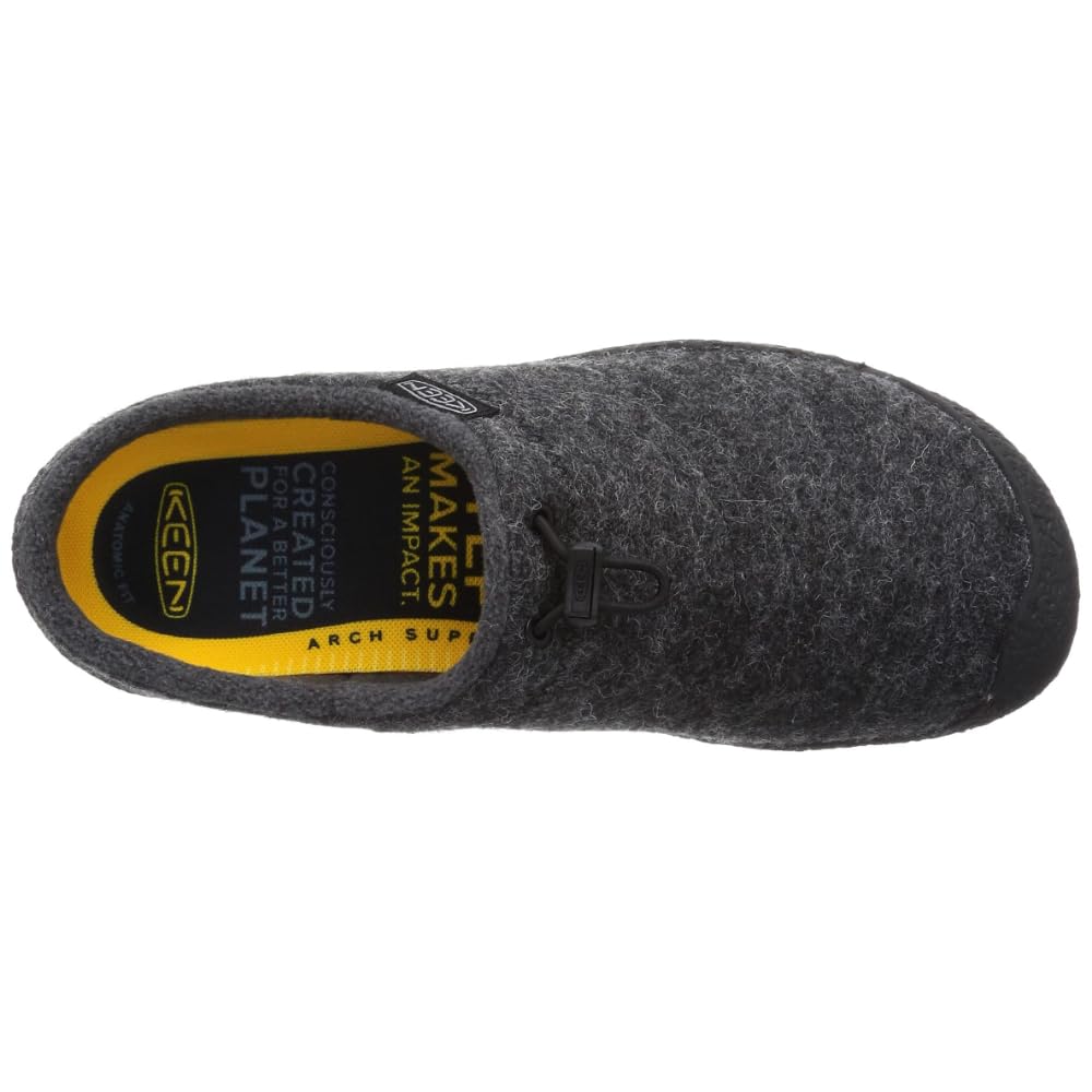 KEEN HOWSER III SLIDE Men's Sneakers, Charcoal Gray Felt/Black, Size 27.5cm