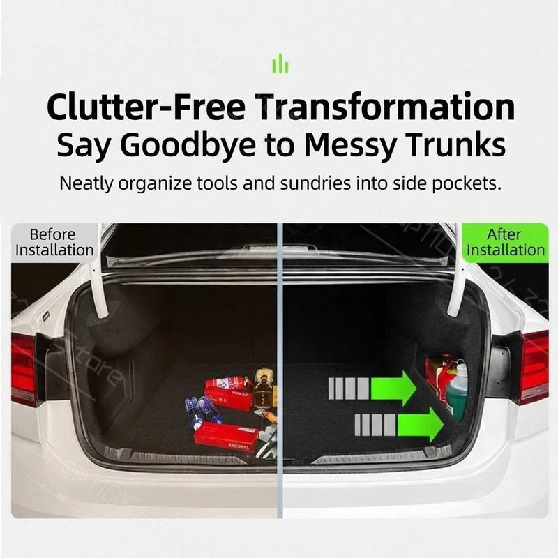 Trunk Organizer For VW Volkswagen Jetta Sagitar A7 ~2025  Boot Storage Partition Box Multifunction Auto Interior Accessories