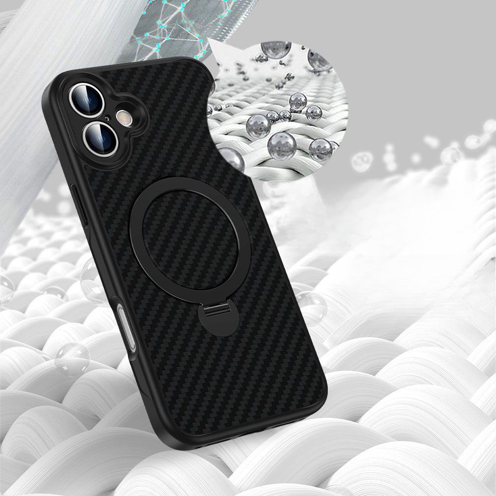 Invisible Stand Magnetic Phone Case, Suitable for IPhone16 Anti-drop Shell, Apple 15promax Protective Case, Simple