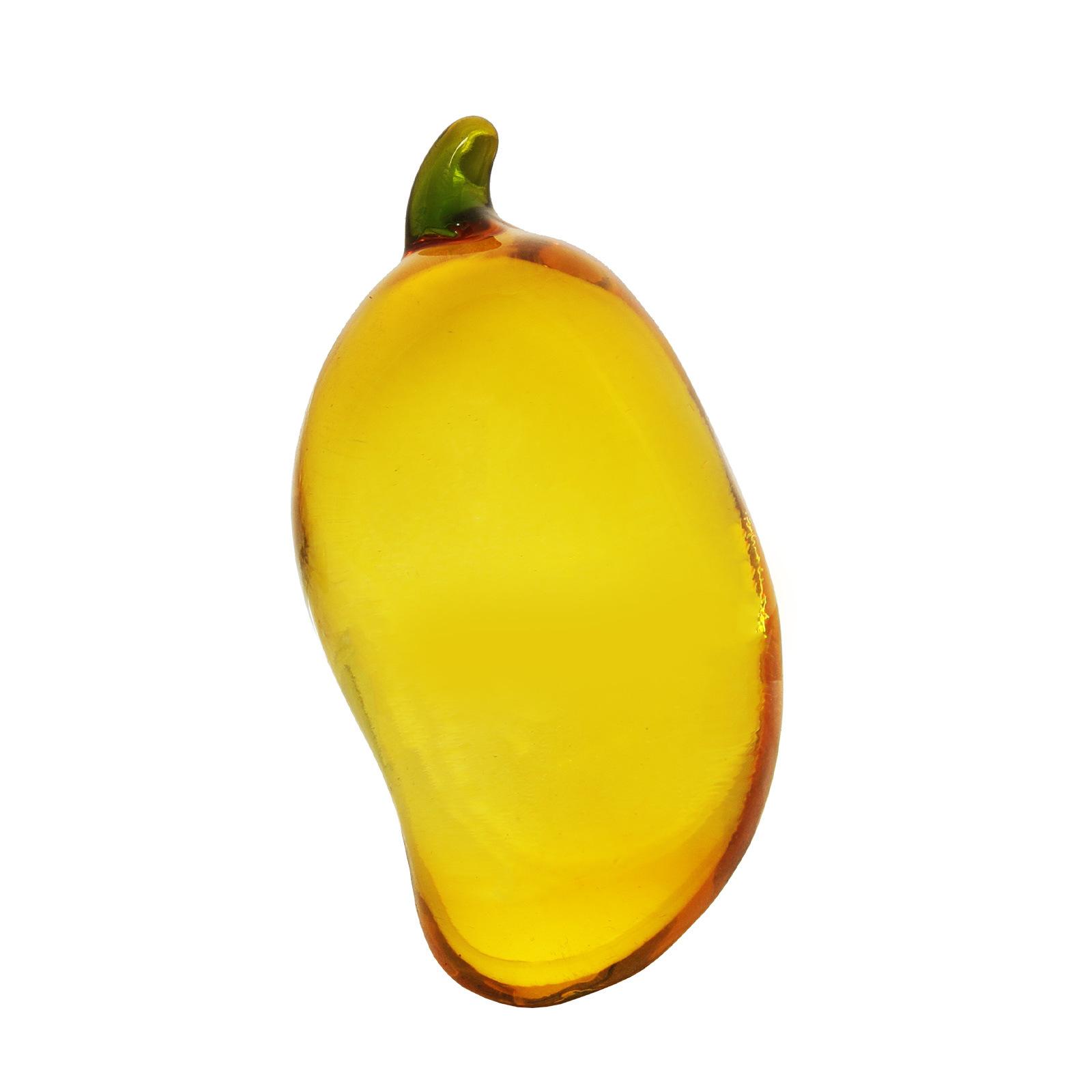 

Crystal Resin Assorted Fruit Sculpture Set Mango Loofah Lotus Pod Modern Table Centerpiece for Living Room Home Decor Gift