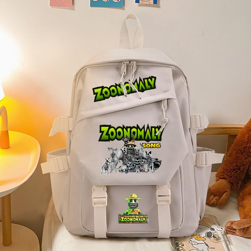 Freak Zoo Cartoon Animation Foreign Style School Bag Elementary and Secondary School Students Versatile Zoonomaly Macaron Backpack Tide
