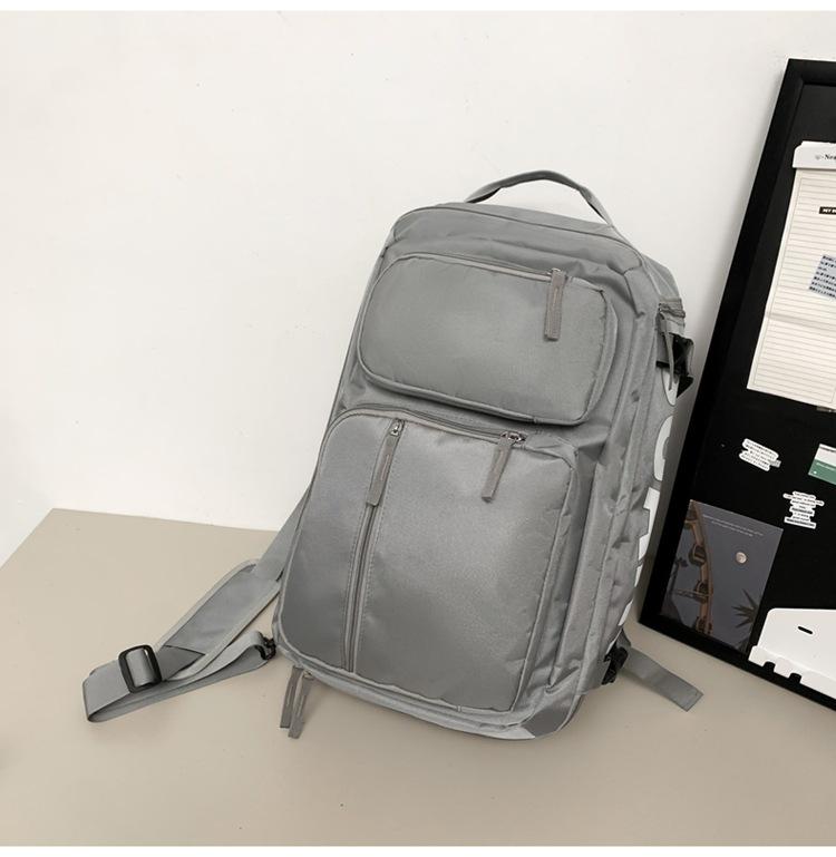 School Bag New Backpack Large Capacity Cool Tooling Style Outdoor Hiking Backpack Personalized Fitness Shoulder Bag