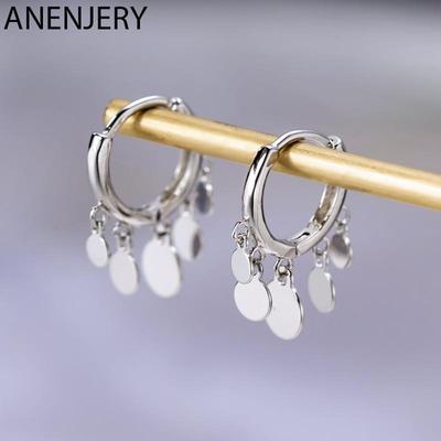 Ins Round Disc Tassel Earrings For Women Earrings Oorbellen Pendientes Gift