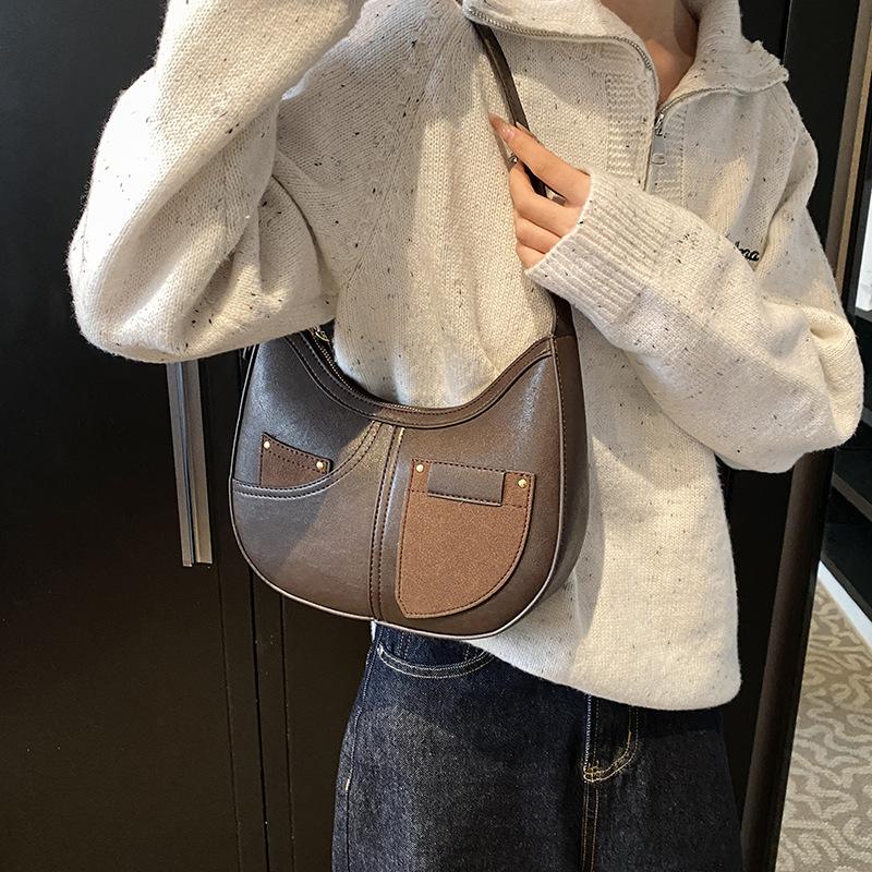 Design Underarm Bag Women's New Versatile Casual Saddle Bag Premium Fashion Shoulder Bag