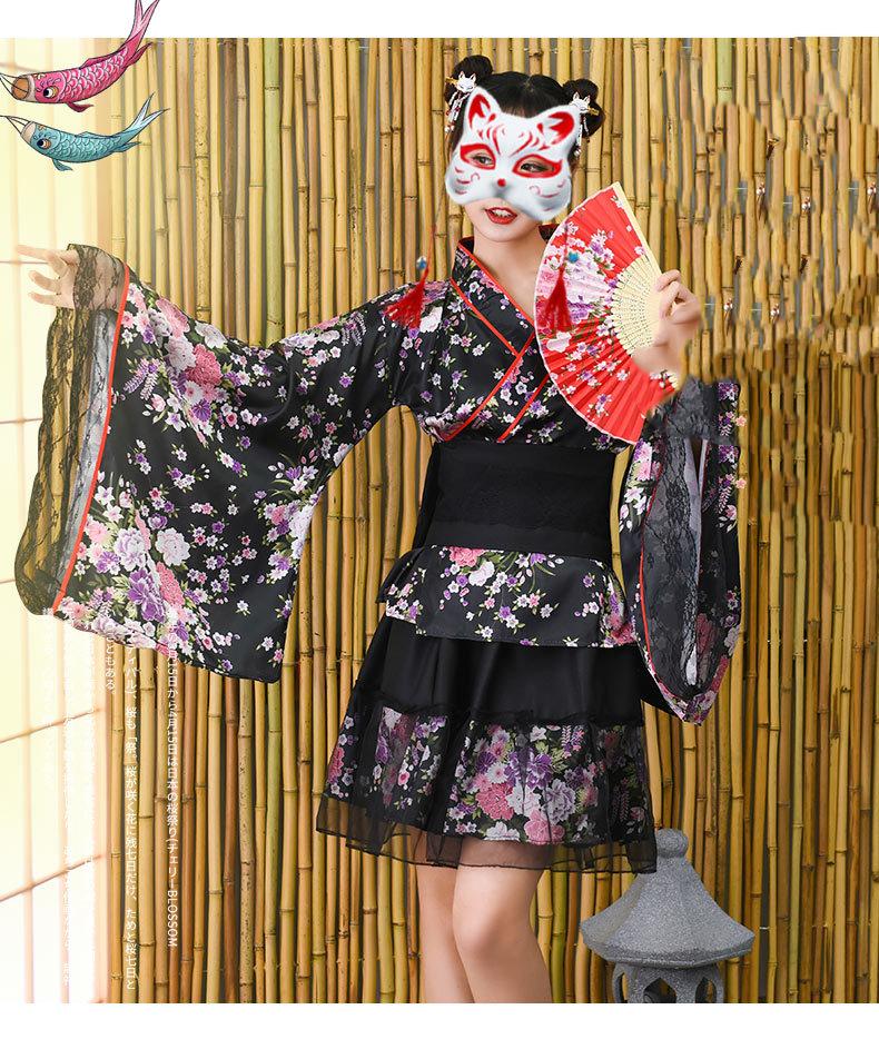 Japanese Cosplay Anime Costume Japanese Cute Girl Style Modified Performance Costume Fireworks Festival Japanese Kimono