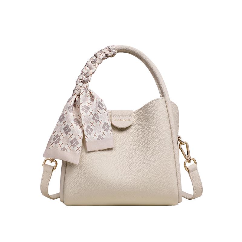 C.BANNER Women's First-Layer Cowhide Handbag Shoulder Crossbody Bag