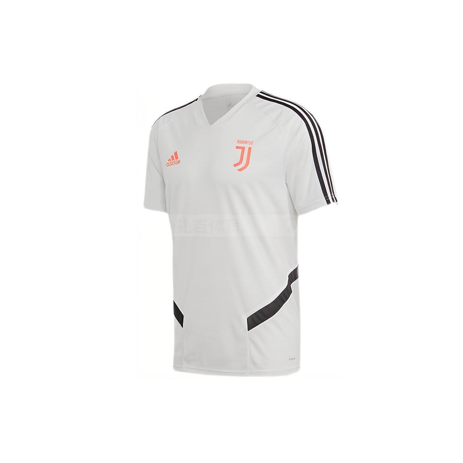 

Adidas Color Block Повседневная футболка с круглым вырезом и коротким рукавом 19/20 Season Juventus Мужские топы Белый DX9128 XL