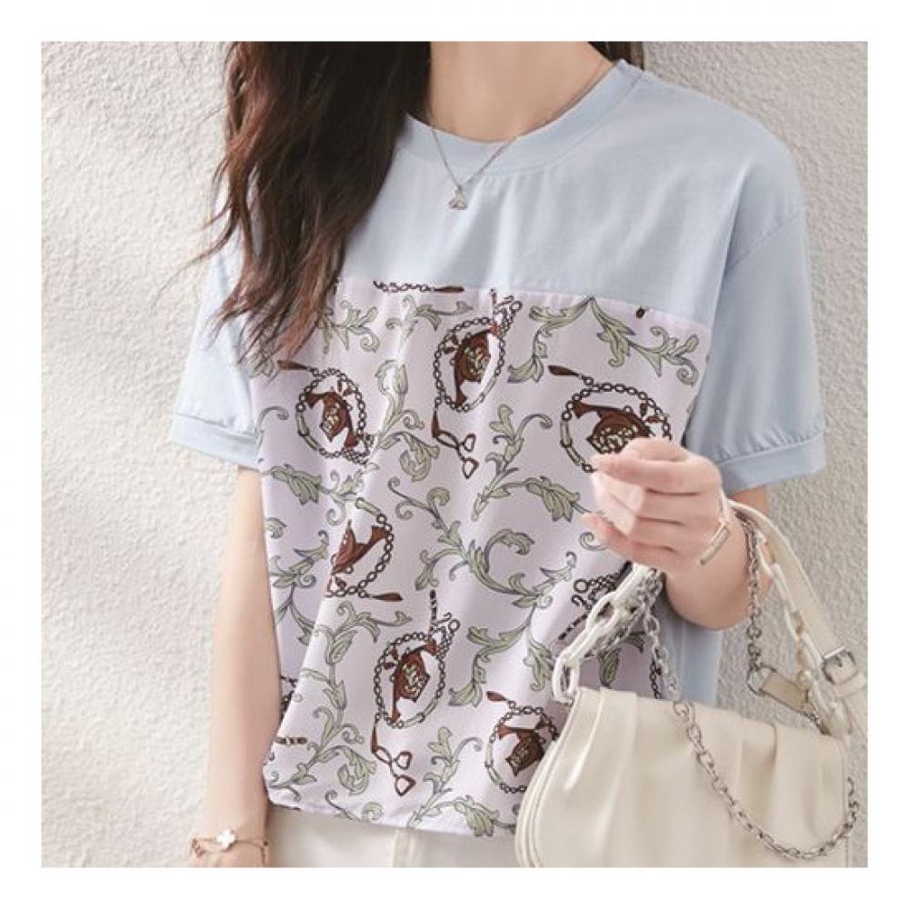 Navava NT791 ShorT Sleeve T shirT vinTage prinTing