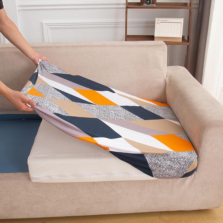 Stretch Printed Sofa Soft Cushion Cover Anti -Dirty Home Decor Washable Design Settee Cover Sets For Pets Kids Living Room Furniture Couch Case