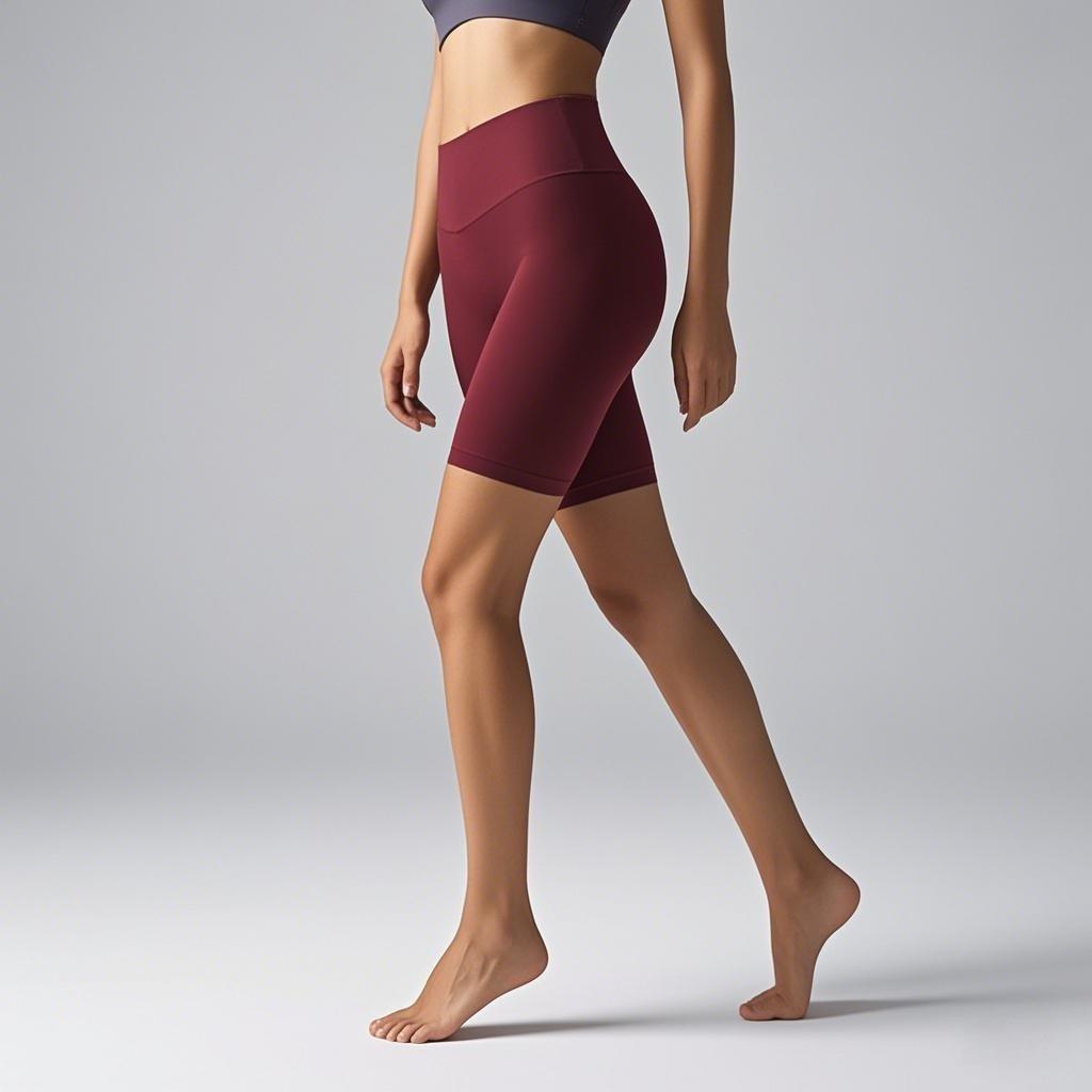 Europäische und amerikanische Damen High Waist Sommer Fitness Yoga Hosen - Pfirsich Hüfte, Nude, für Radfahren und Laufen