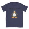 Men's Club Penguin Never Forget T Shirts Cotton Clothes Funny Short Sleeve Crewneck Tee Shirt Big Size T-Shirts