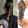 Women's Short Hair Twist Braid Claw Clip/Adds Volume/Ponytail for Daily Wear
