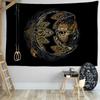 Eye Of The Moon Tapestry Wall Hanging Abstract Mysterious Art Witchcraft Bohemian Hippie Tapitz Bedroom Home Decor