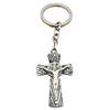 Cross Keychains Key Rings Religious KeyChains For DIY Car Hanging Simple Jewelry Handmade Gift