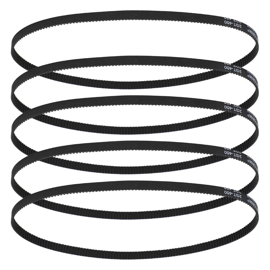 5PCs 3D Printer Accessories GT2 6 400MM Rubber Closed Timing Belt Ring Synchronous Drive Belt