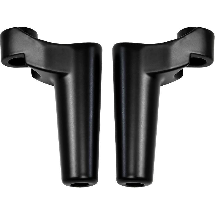 Front Turn Signal Mounts Relocation Kit for Sportsters (2PCS) | Black Turn Signal Indicator Relocation for Harley Dyna FXR Accessories, with Mount