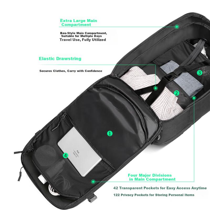 Banjeni Travel Backpack Large Capacity Sports Business Outdoor Laptop Bag Luggage Bag for Men and Women