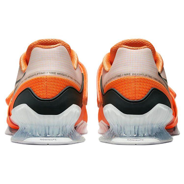 Nike Pantofi sport unisex Romaleos 4 Portocaliu Total Alb Negru CD3463-801