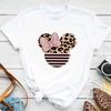 Minne Mouse Head Printed Cotton TShirt Womens Design Trend Aesthetic Fashion   TShirt Top Short Sleeve