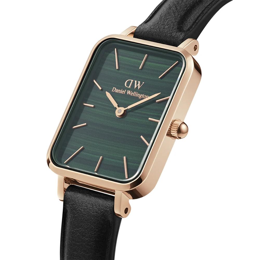 Danielwellingteon Quadro Pressed Sheffield 2-Color Women'S Leather Watch