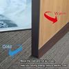 1pc 1mX36mm Door Seal Strip Door Bottom Prevents Dust Protects From Door Draft Stoppers for Bottom of Door Self-Adhesive