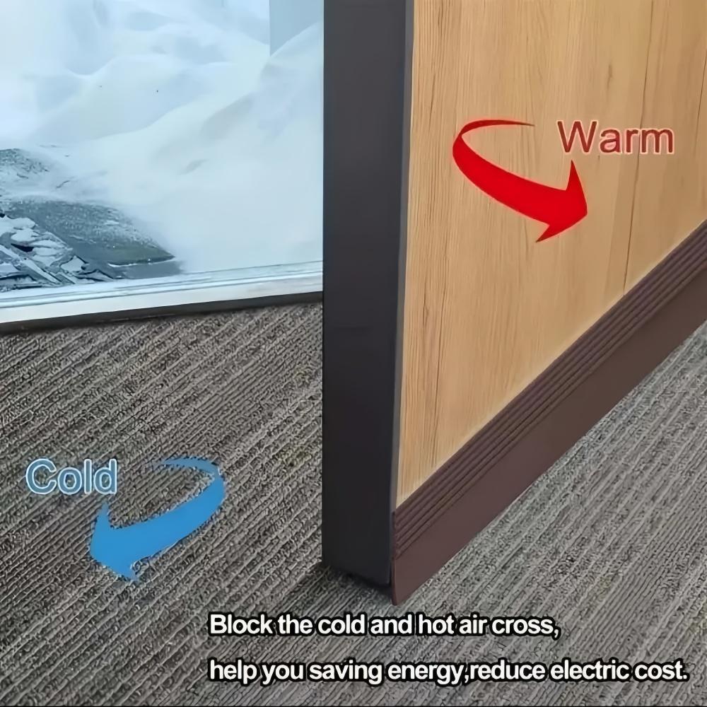 1pc 1mX36mm Door Seal Strip Door Bottom Prevents Dust Protects From Door Draft Stoppers for Bottom of Door Self-Adhesive