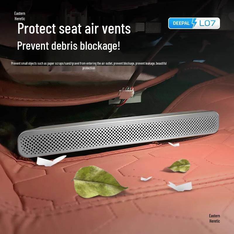 Dark Blue Rear Vent Protector and Seat Dust Cover