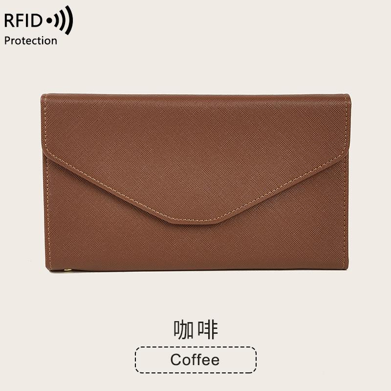New anti-theft brush passport holder multi-functional ticket ID bag men's and women's travel passport bag