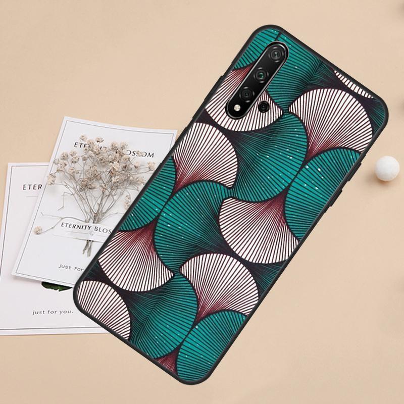 African Wax Fabric For Huawei Nova 10 9 SE 3i 7i 8i 11i 12i Y60 Y61 Y70 Y72 Y73 Y90 Y91 P20 P40 P30 Lite Case
