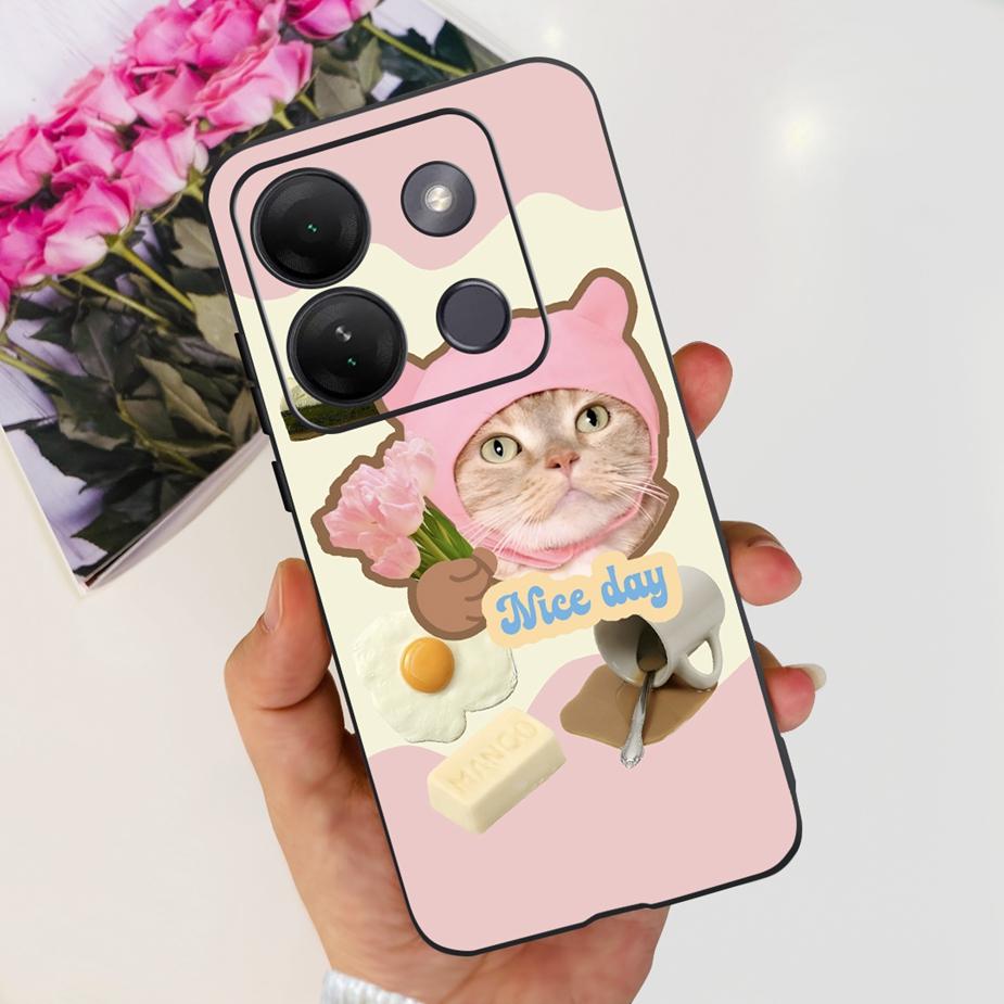 Für Infinix Smart 7 HD Hülle X6516 Luxuriös Beliebt Bemalte Abdeckung Weiche Silikon Handyhülle Für Infinix Smart 7 Plus Smart7 HD Schale