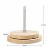 Durable Portable Yarn Rotating Tool Wooden Detachable Wool Yarn Winding Axis Frame Yarn Holder Knitting Crochet