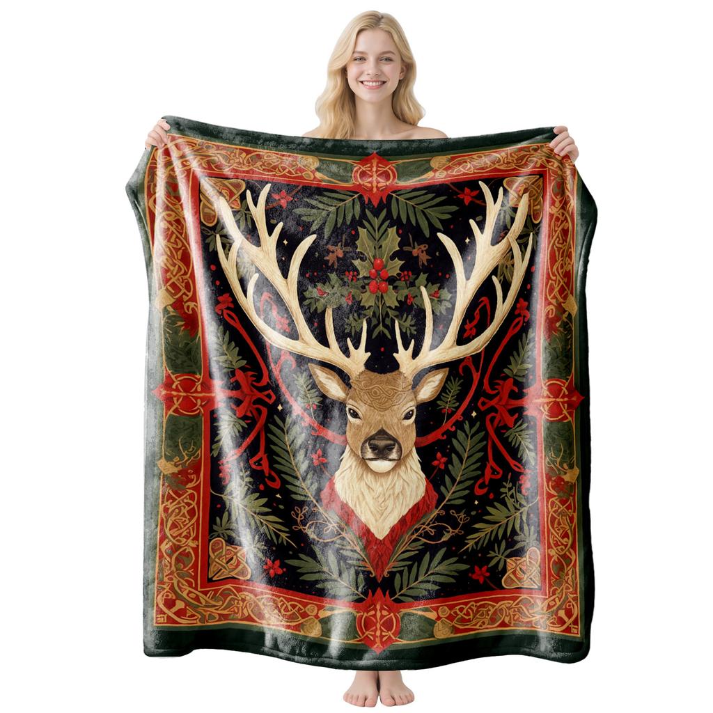 2026 Christmas flannel blanket is universal for all seasons