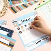 40 PCS Boho Reward Sticker Charts Rainbow Behavior Incentive Sticker Chart Classroom Stickers Chart for Kids Colorful Star Stickers Charts for Kids