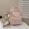 Schoolbag Japanese Simple Ins Niche Schoolbag Girls, Junior High School High School College Students Backpack Light Commuter Travel Backpack