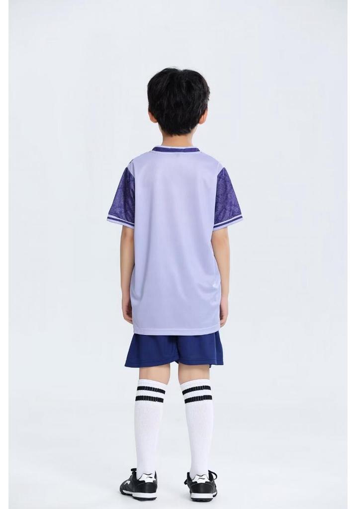 Girls' Printed Football Uniform Set with Badminton Training Camp Jersey & Jump Rope - Autumn/Winter Collection for Primary School