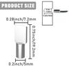 60 Pieces 5mm Shelf Pegs , Spoon Shaped Shelf Pins for Shelves, Kitchen Cabinet Shelf, Bookshelf, Closet and Furniture, Nickel Plated Shelf Holders