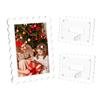 3 Pcs Magnetic Photo Frames with Stand Acrylic Scalloped Picture Frame Clear Magnetic Photo Frame Multifunctional Magnet Picture