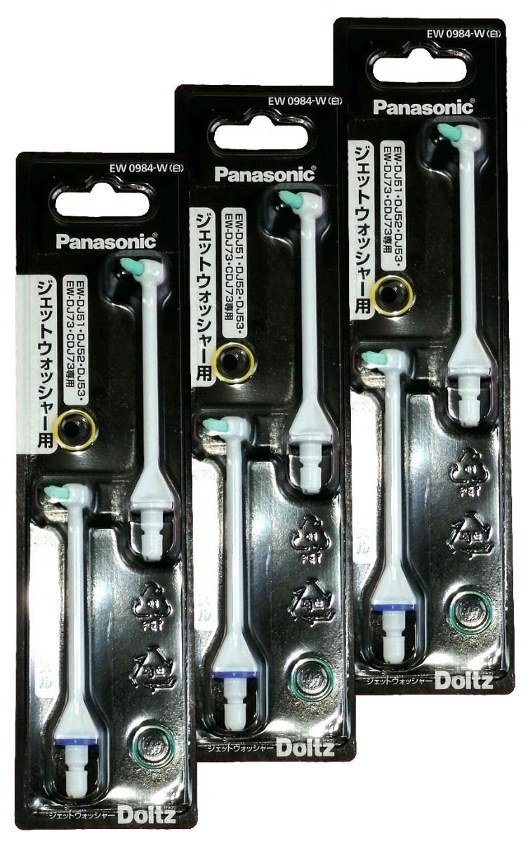 

Panasonic Ирригатор Doltz Насадка для точечной полировки 2 штуки x 3 набора Штук в (6 Всего) EW0984-W