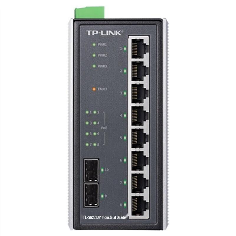 TP-LINK TL-SG2210P 8-Port Gigabit PoE+ Managed Switch, 120W