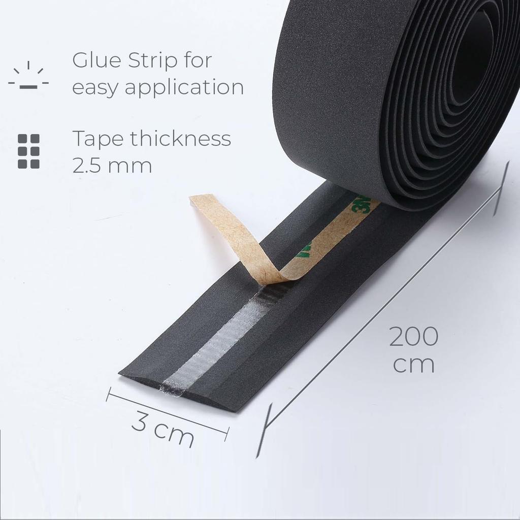 BBB HANDLEBAR TAPE BHT-01 RACE RIBBON Black BHT-0101/447311