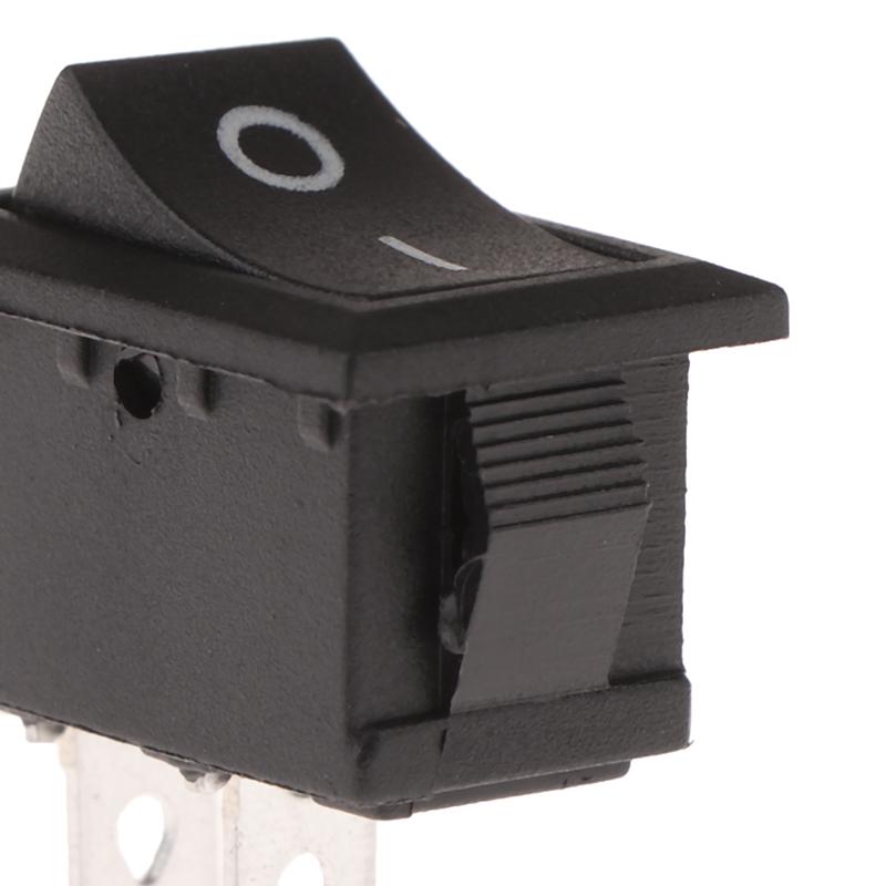 10Pcs /Lot Kcd1/Kcd7 Oval Rocker Switch 2 Pins 2 Gears Electric Kettle Rocker Power Switch On-Off Boat Shape Switch