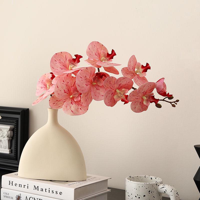 Bionic Phalaenopsis Orchid Artificial Flower Arrangement for Living Room or Coffee Table