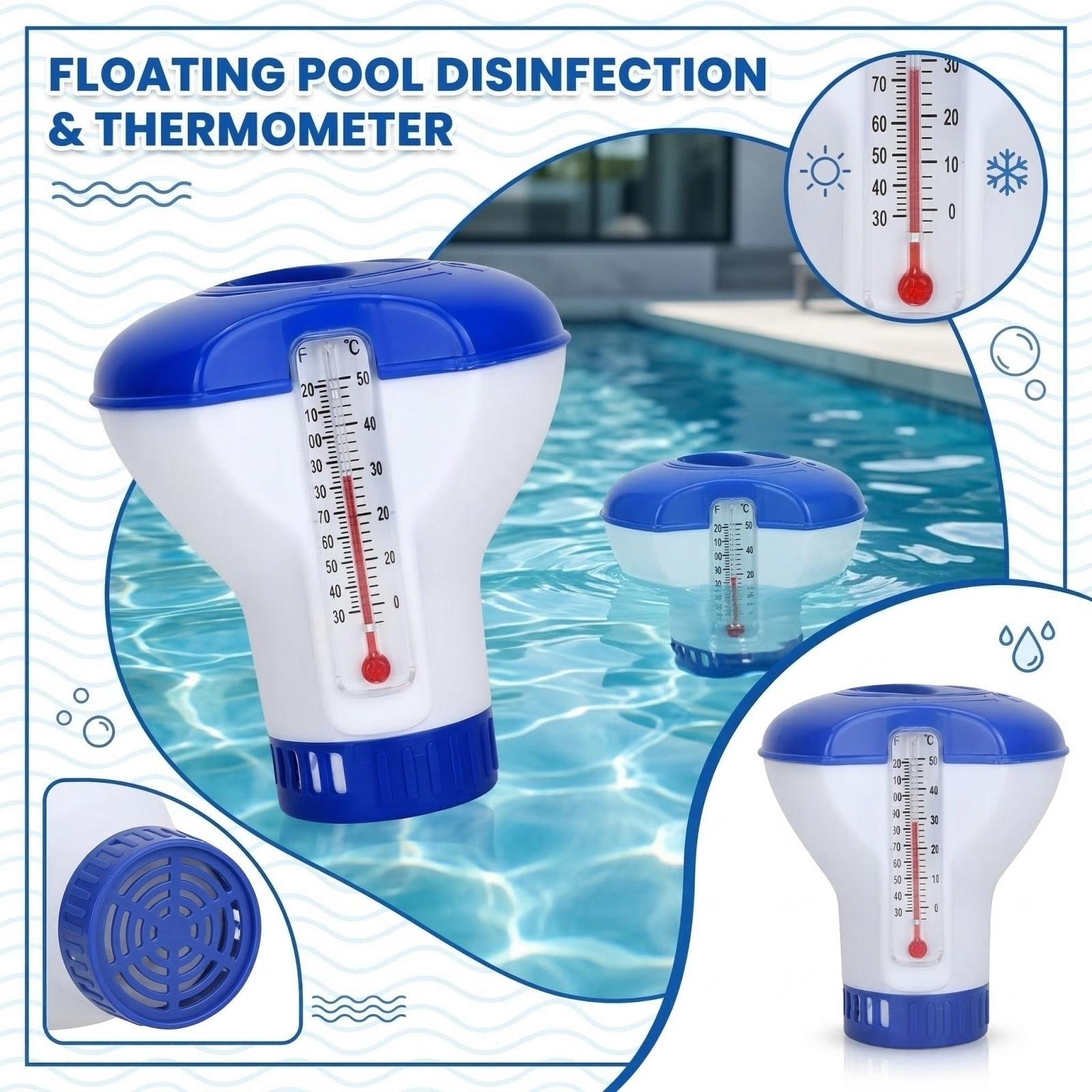 Automatic Floating Pool Disinfection Dosing Device One Size белый