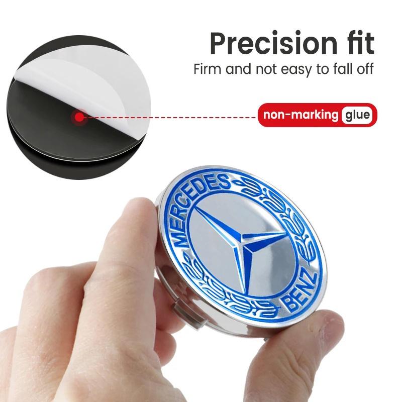 4PCS Car Styling Wheel Center Cap Hub Covers Badge Accessories For Benz CLS SLK Sport ML C200 C260 C300 W205 CITAN VITO SPRINTER