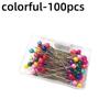 100pcs New DIY Sewing Needle Embroidery Patchwork Tool Sewing Bead Pins with Storage Case Handmade Safety Pin Sewing Accessory