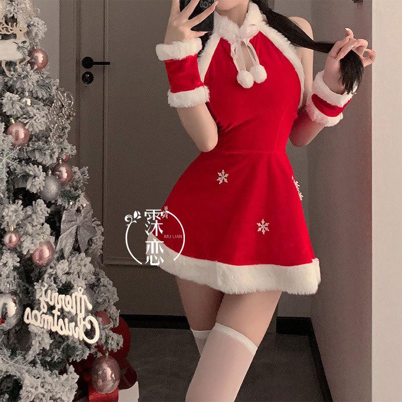 Sexy Lingerie Sexy Christmas Costume Cosplay Adult Sex Toys Dating Pure Desire Robe New Outfit