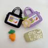 Bolsa de armazenamento ultraleve fofa com desenho de flor pequena bolsa para trocados bolsa para câmera CCD kawaii estojo para cosméticos