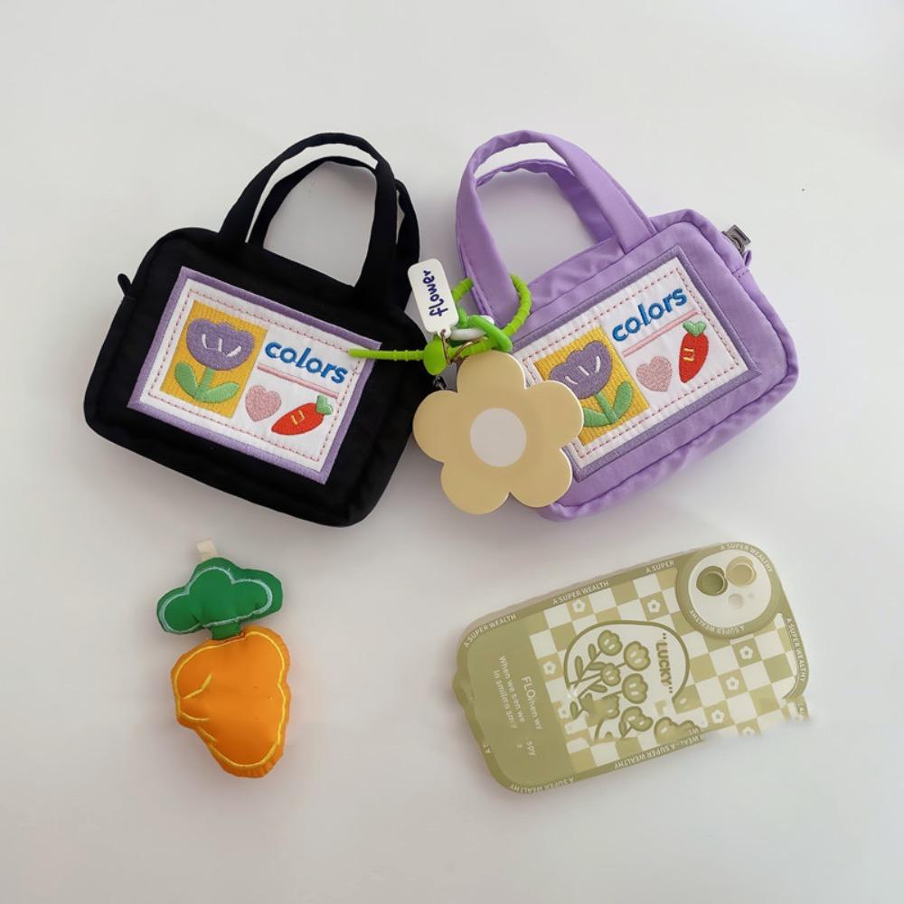 Cartoon Flower Kawaii CCD Camera Bag Ultralight Small Change Bag Cute Storage Bag  Lipstick