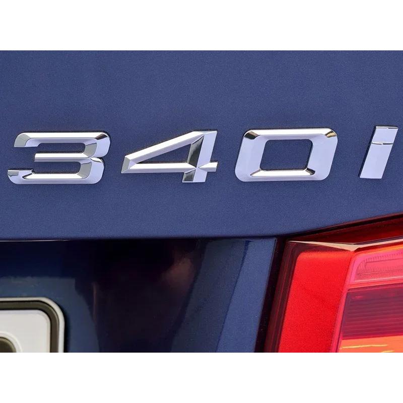 Coche 3D ABS letras de maletero Logo insignia emblema calcomanías pegatina para BMW 3 series 320d 325d 328d 330d 335d E46 E90 E9